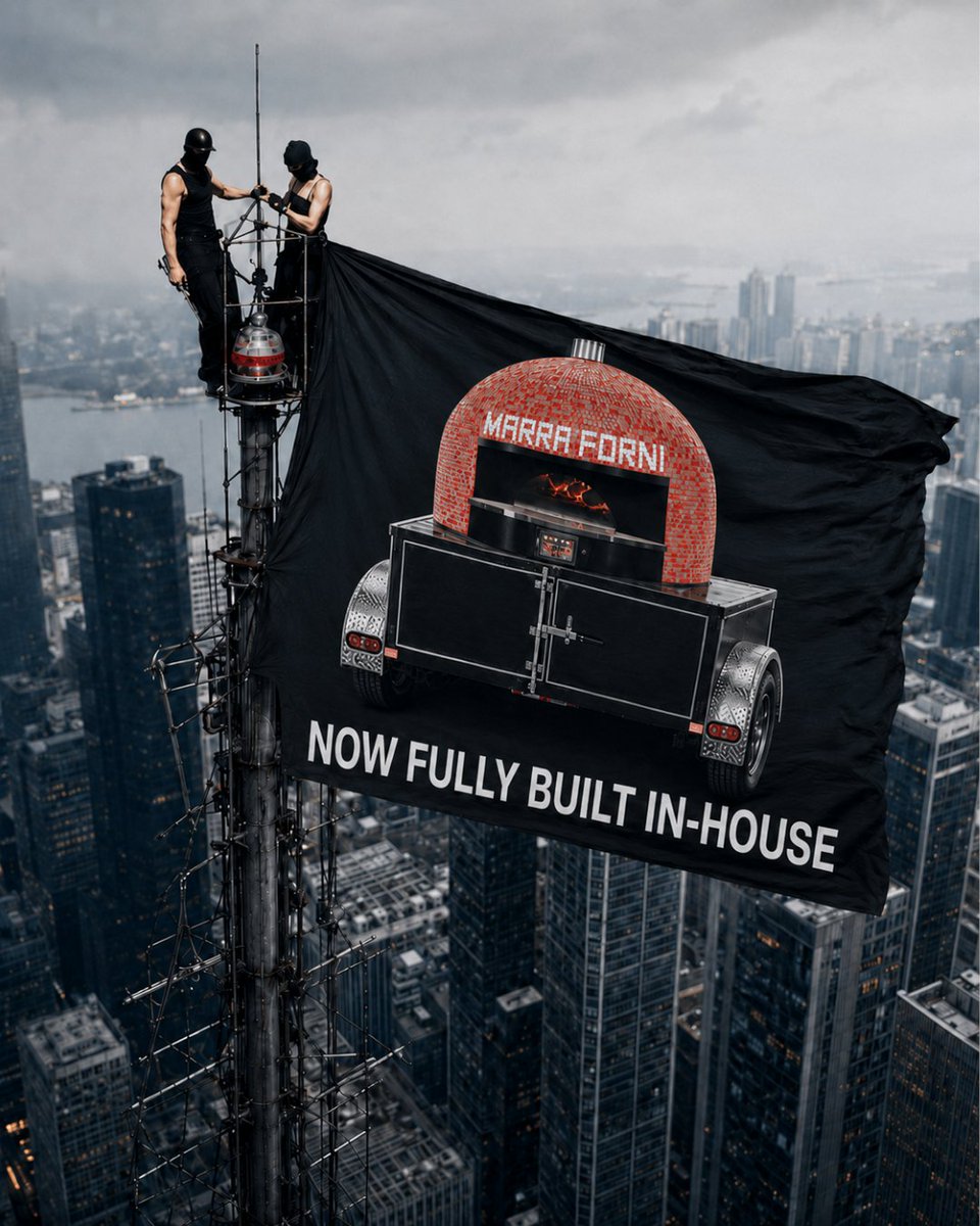 MarraForni's tweet photo. Marra Forni is now your end-to-end mobile pizza partner. Our ovens are officially paired with Marra-built trailers, delivering a complete mobile solution engineered for durability, performance, and reliable daily operation. https://t.co/HZhkUUxc5v
