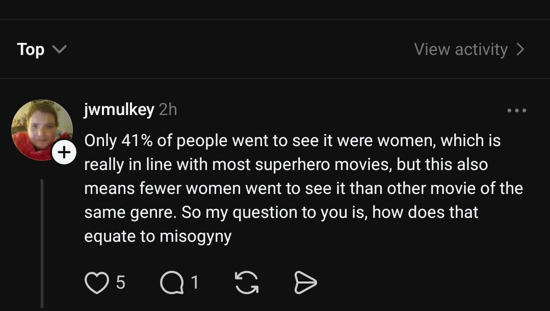 abima_3's tweet photo. Men calling other men «incels» just because they don't like or support Supergirl is one of the funniest things on the internet right now. Those male feminist warriors are so hilarious. 

The audience for The devil wears Prada 2 was 75% female and the movie grossed 678 millions https://t.co/PvpfQIcoWd