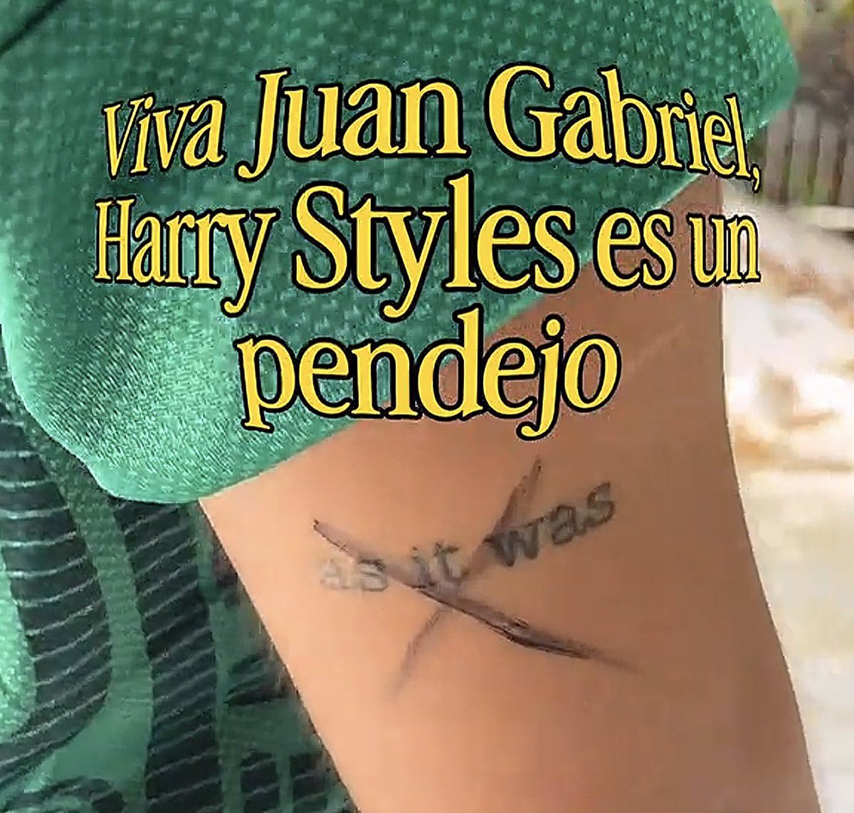 angelslouisw's tweet photo. cuando eres fan de harry styles, pero sobre todo eres mexicana https://t.co/oBLKyZeGTq