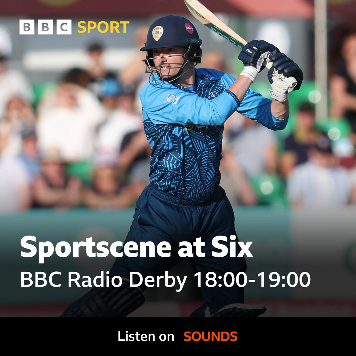 BBCDerbySport's tweet photo. Coming up on tonight's Sportscene at Six...

• Talking Derbyshire after last night's T20 Blast defeat to Lancashire 🏏

• Reaction from England's win against DR Congo 🏴󠁧󠁢󠁥󠁮󠁧󠁿

• Sportscene missing word quiz ❓ https://t.co/oUUnTQ24LM