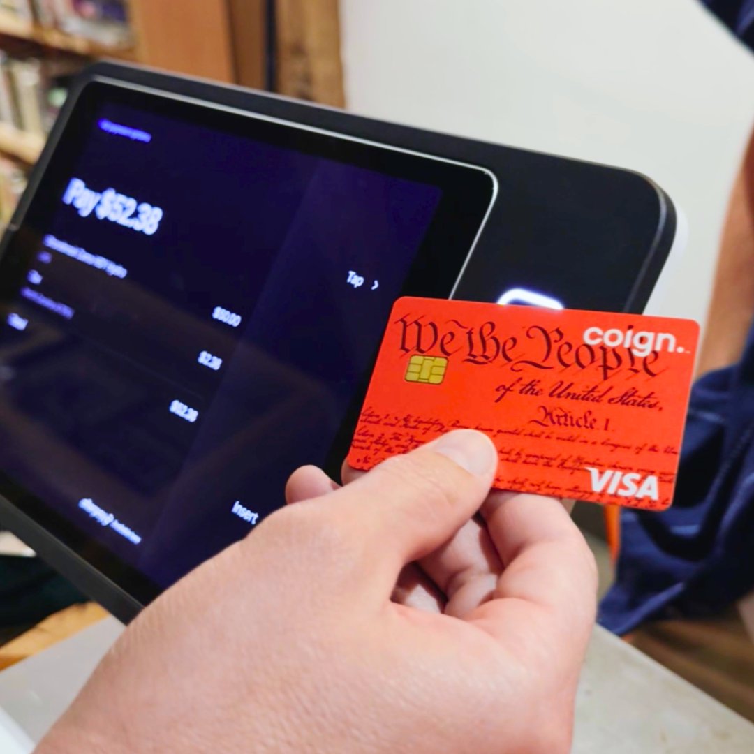 coigncard's tweet photo. The most patriotic weekend in American history starts now. 🇺🇸

However you’re celebrating 250 years of the greatest country on Earth, remember to Spend Right with Coign. https://t.co/vfrzmNgZS0