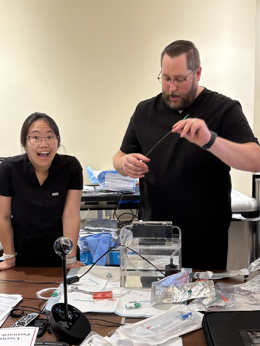 OUCardsFellows's tweet photo. Sip from the fire hose, but keep your stethoscope close! Our first-year cardiology fellows are diving in at bootcamp - ready to master the basics, embrace the fast pace, and kickstart the three amazing years!🫀🩺

#MedEd #CVBootcamp #JulyChronicles https://t.co/OQeg0Xg33C
