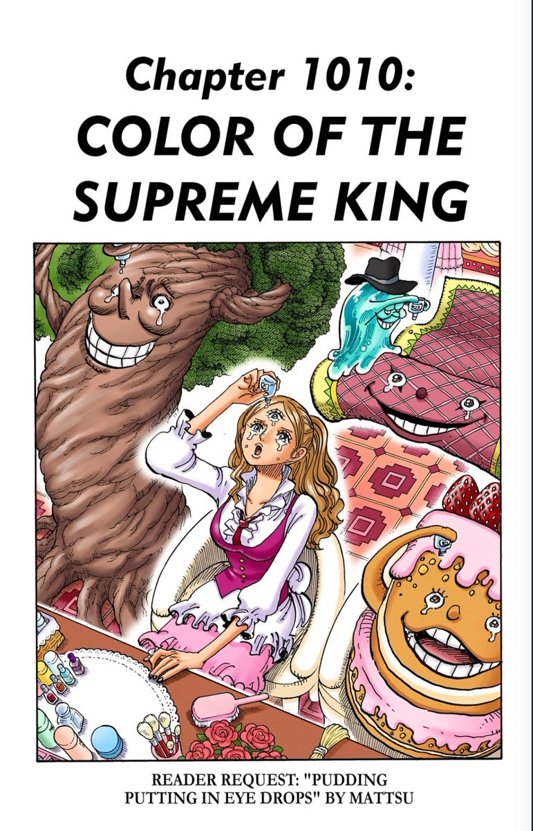 Faaru20's tweet photo. I will wait for the day when sanji gets a chapter name like this for his coc..
#OPSPOILER #ONEPIECE #ONEPIECE1187 https://t.co/SJQq3zwnY4