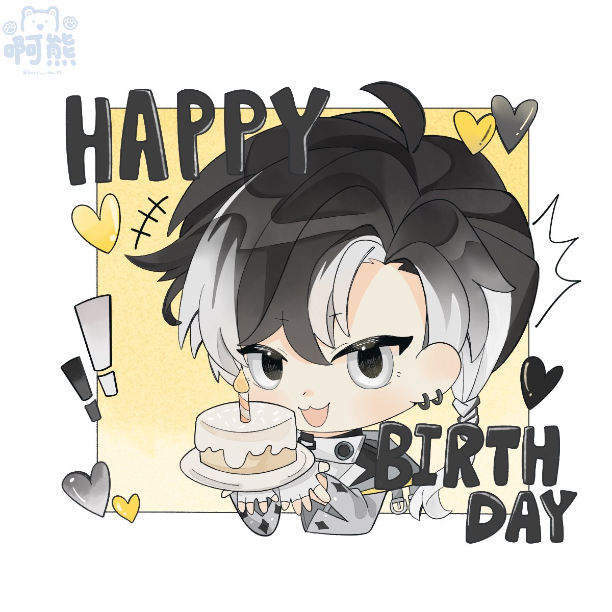 bear_mo57's tweet photo. 2026/7/3

賽（賓）特（士）珞（貓）
生日快樂！！！

沒有趕上整點我土下座（跪

🎨/吹雪
接受委託感謝🥹🙏🏻
#CetroArt #貳零貳珞 https://t.co/8z55nABMqm