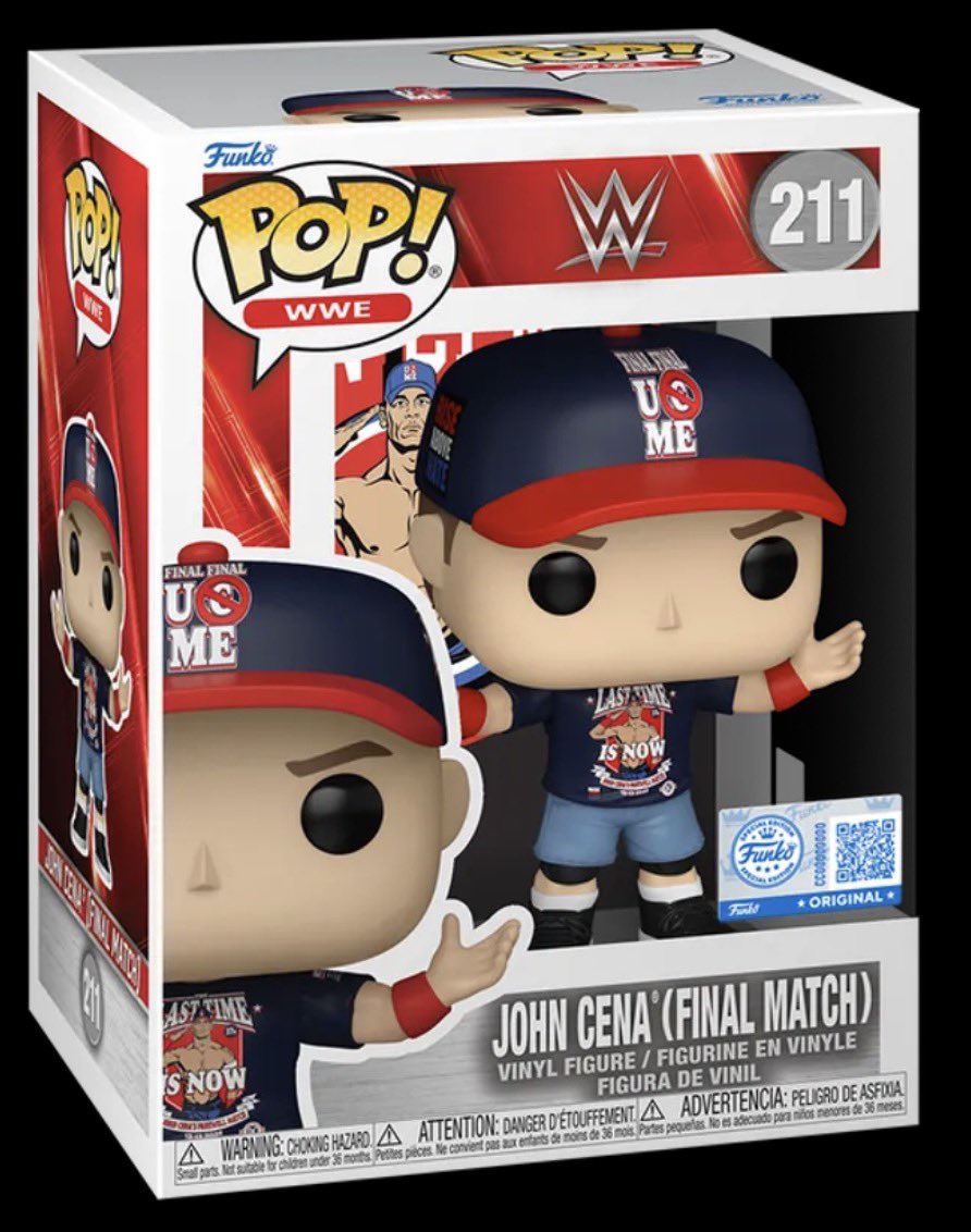 tdragons345's tweet photo. It’s Giveaway Time!!! Here is your chance to win this awesome John Cena Last Match Funko Pop. There will be 6 Winners. For a chance just Follow, Like, and Repost. Winner will be selected on the 4th of July!!! For extra chance let me know your favorite Cena Match. https://t.co/rC8KEOtHhq