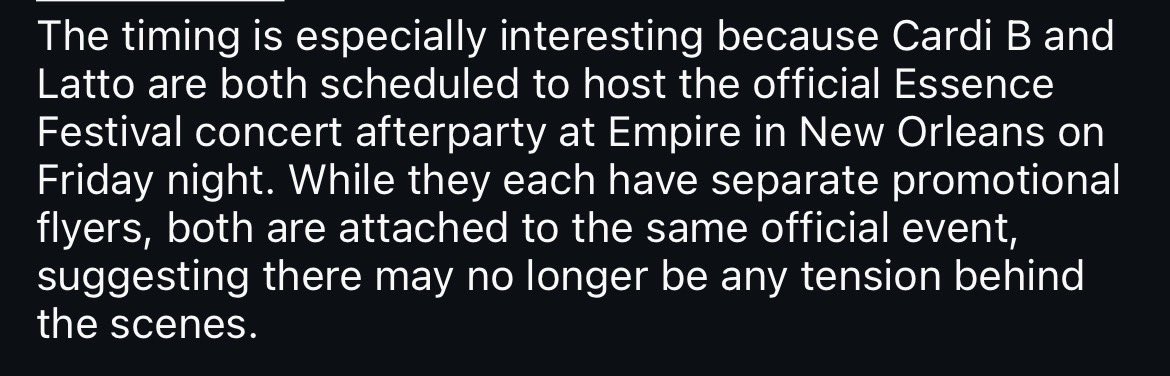 UnknownKaller_'s tweet photo. They are not hosting a party at Empire.. Latto is booked at The Garden. 

The source being a someone from that team 😂 https://t.co/5cwXhXFiVy