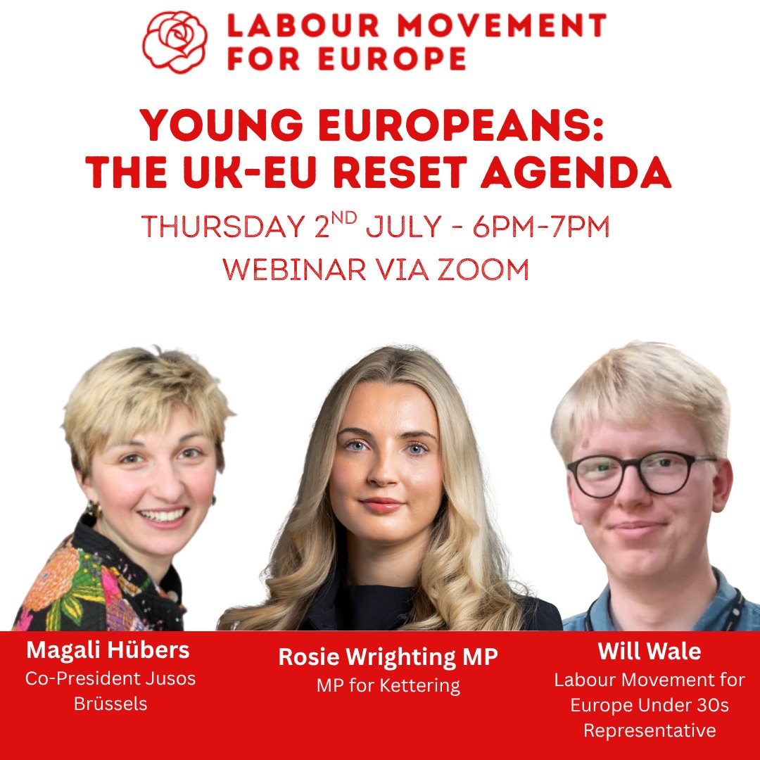 labour4europe's tweet photo. NEW SPEAKER: Magali Hübers, Co-President of @JUSOS_BXL!

Click the link below to register 👇 https://t.co/uaRzpvbjGv