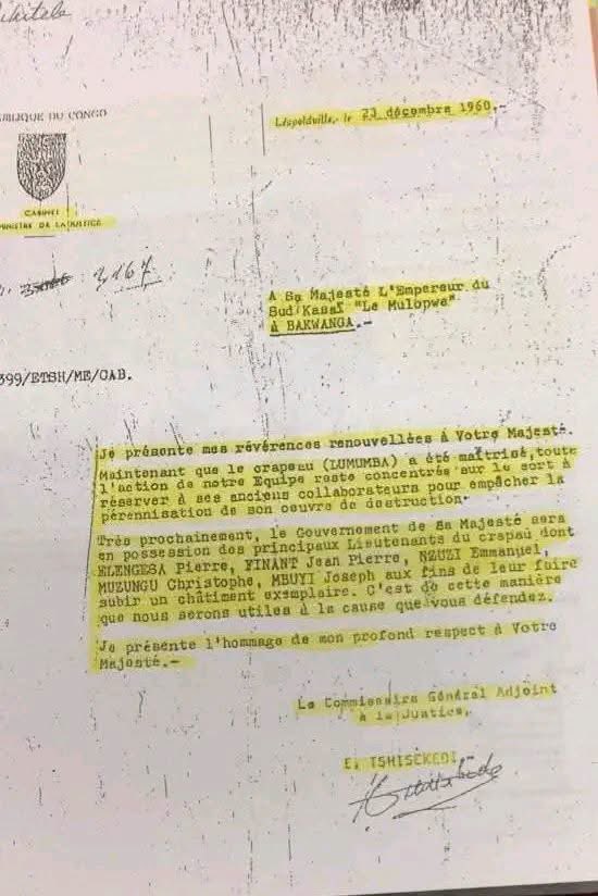 MAshuza's tweet photo. @DBeledu Qui en est l’auteur de cette lettre ? https://t.co/Kjv4Oci5Dt
