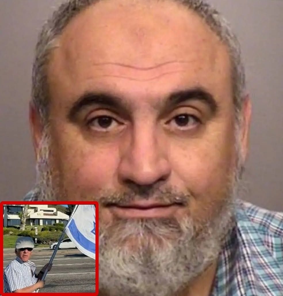 HamasAtrocities's tweet photo. Meet Abdel Fattah El-Najji!

About a year ago, during a demonstration in California, he saw a 70-year-old man named Paul Kessler holding an Israeli flag. He stopped his car, ran towards the pro-Israel protester, grabbed his megaphone and hit him in the head. Kessler fell, hit his head and died from his injuries.

Abed was arrested for a hate crime and murder, but the progressive court did not agree with such "Islamophobia" and reduced the charges to manslaughter. The sweet poor man "didn't mean to",  or maybe he was out of his mind because of the "occupation".

This week the verdict came. Guess what he got for murdering a Jew?
Only one year in prison. Only one year for an anti-Semitic man who ran with crazy hatred, hit an elderly Jew with a megaphone and killed him.

And then they tell you that the Jews don't need their own state...