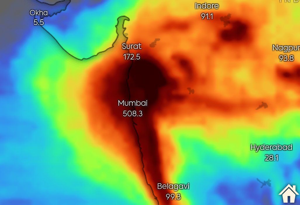 rushikesh_agre_'s tweet photo. Vigorous spell of #MumbaiRains.. ⛈️
Extremely heavy rains inching closer to MUMBAI 🔴
___________________________________

From now onwards, Westerlies will be in full surge and will give one of the heaviest spell of 2026 monsoon for Mumbai, Thane & Palghar over this weekend!

July 3-7 will be phase for lot of heavy rains around July 4 rains will gradually peak and July 5-6 will be peak for Mumbai Rains ⬆️

Rain intensity will be consistently high for next 4-5 days. Lot of rains will be there in Thane & interior MMR as well, which areas missed rains. Waterlogging, Travel disruption chances are high. Will continue to assist with weather updates.. Take care all.

Tag your friends & family in Mumbai, everyone should be aware of the July 3-7 timeline! 🙏☔
