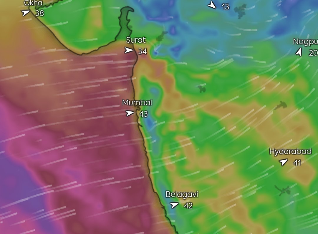 rushikesh_agre_'s tweet photo. Vigorous spell of #MumbaiRains.. ⛈️
Extremely heavy rains inching closer to MUMBAI 🔴
___________________________________

From now onwards, Westerlies will be in full surge and will give one of the heaviest spell of 2026 monsoon for Mumbai, Thane & Palghar over this weekend!

July 3-7 will be phase for lot of heavy rains around July 4 rains will gradually peak and July 5-6 will be peak for Mumbai Rains ⬆️

Rain intensity will be consistently high for next 4-5 days. Lot of rains will be there in Thane & interior MMR as well, which areas missed rains. Waterlogging, Travel disruption chances are high. Will continue to assist with weather updates.. Take care all.

Tag your friends & family in Mumbai, everyone should be aware of the July 3-7 timeline! 🙏☔