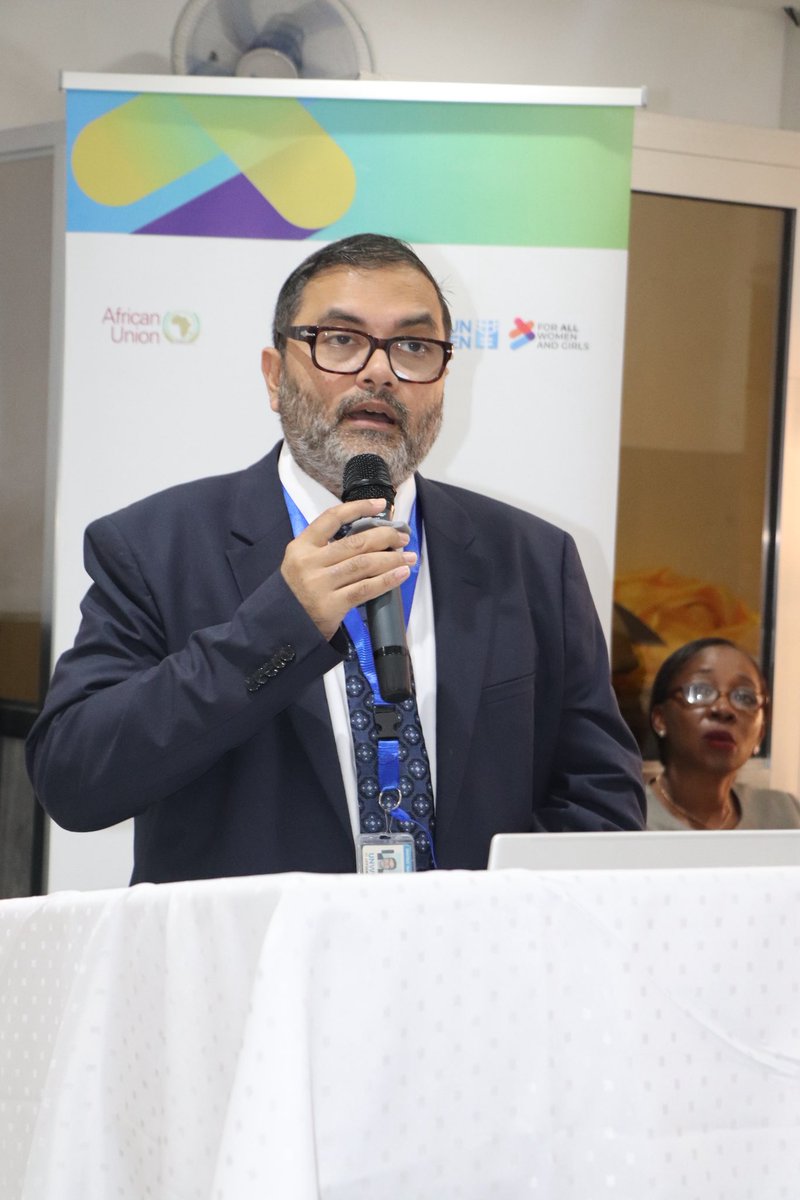 AUC_OSEWPS's tweet photo. In his #OpeningRemarks, @UNWomenLiberia Country Rep, Dr. Abul Hasnat Monjurul Kabir, spoke on the progress of #WPSAgenda in Liberia. He noted that the validation is an opportunity to confirm that the draft reflects Liberia’s realities and contributes to national priorities. https://t.co/KjIkTRbnmh