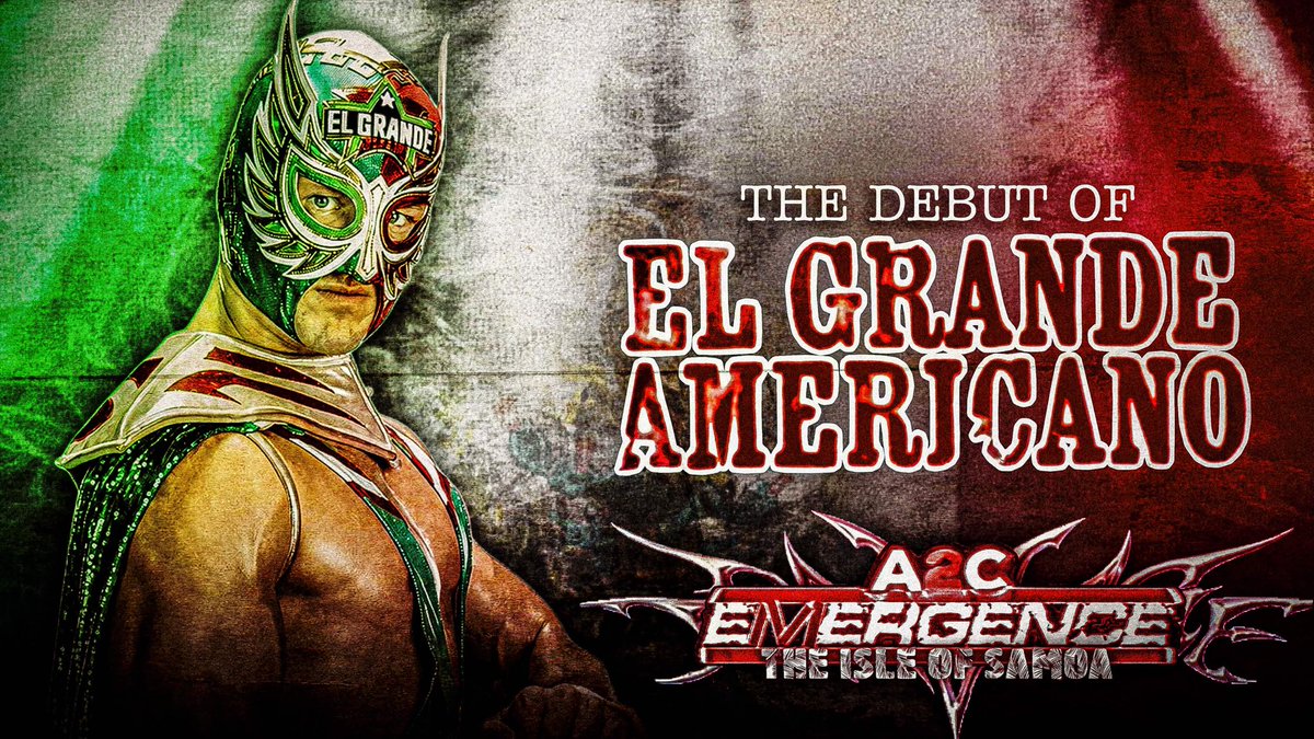 A2CFederation's tweet photo. Tomorrow

We know that we will witness the debut of EL GRANDE AMERICANO!!

The question is though… who’s his opponent? https://t.co/ChPZcmGJLi