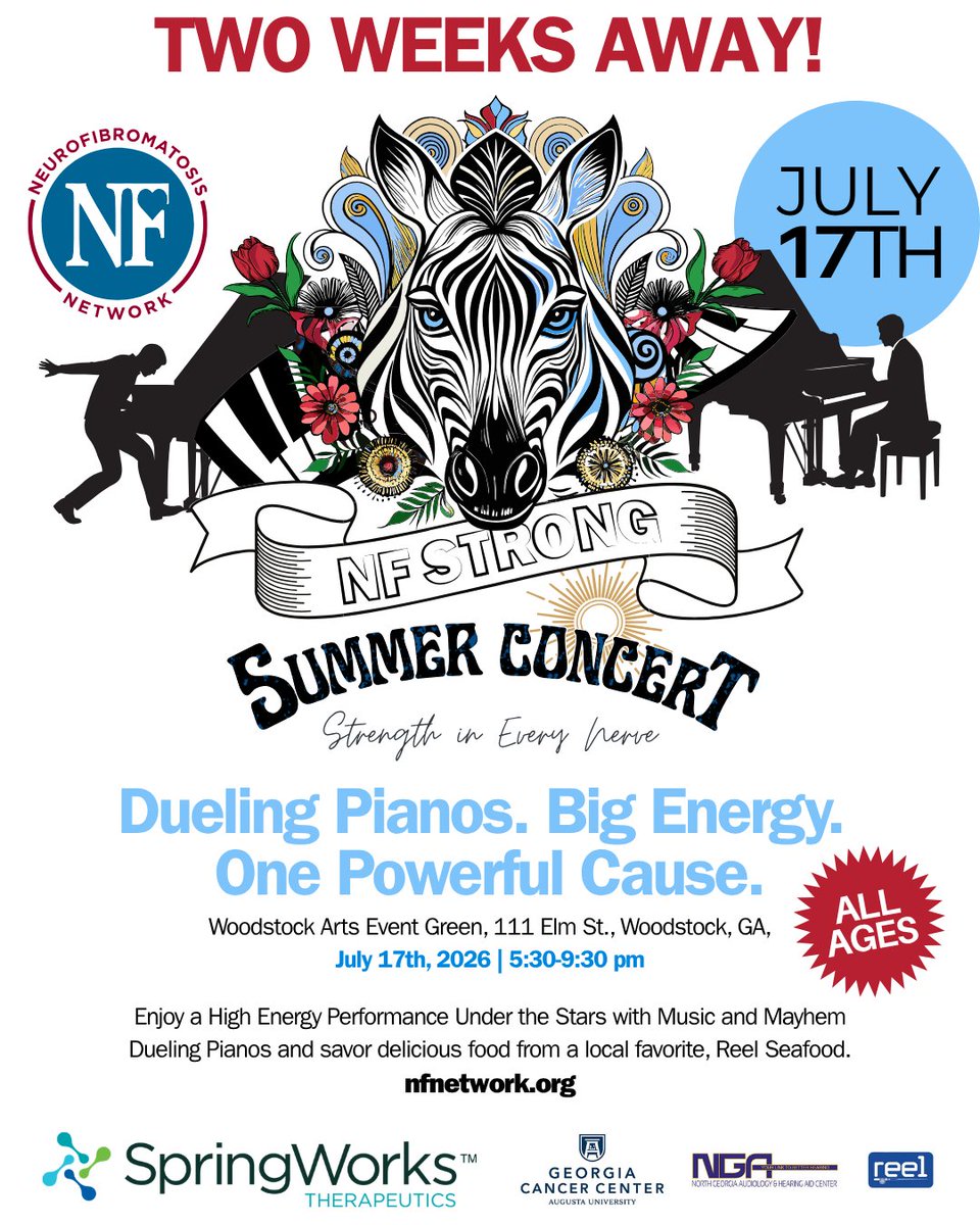 nfnetwork's tweet photo. Get ready for an unforgettable night! We’re just two weeks away from our NF Strong Summer Concert, featuring an exhilarating live dueling piano performance that you won’t want to miss! 🎹✨ 
Get tickets at https://t.co/QnSJJE497S https://t.co/gfUno8k56T