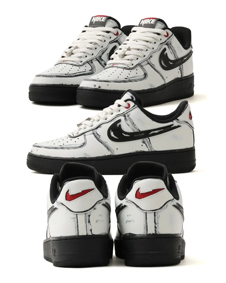 insanesneaker's tweet photo. Nike Air Force 1 ‘Ghostface’ Drops Oct. 2026 🔪 https://t.co/8goYhxmFwz
