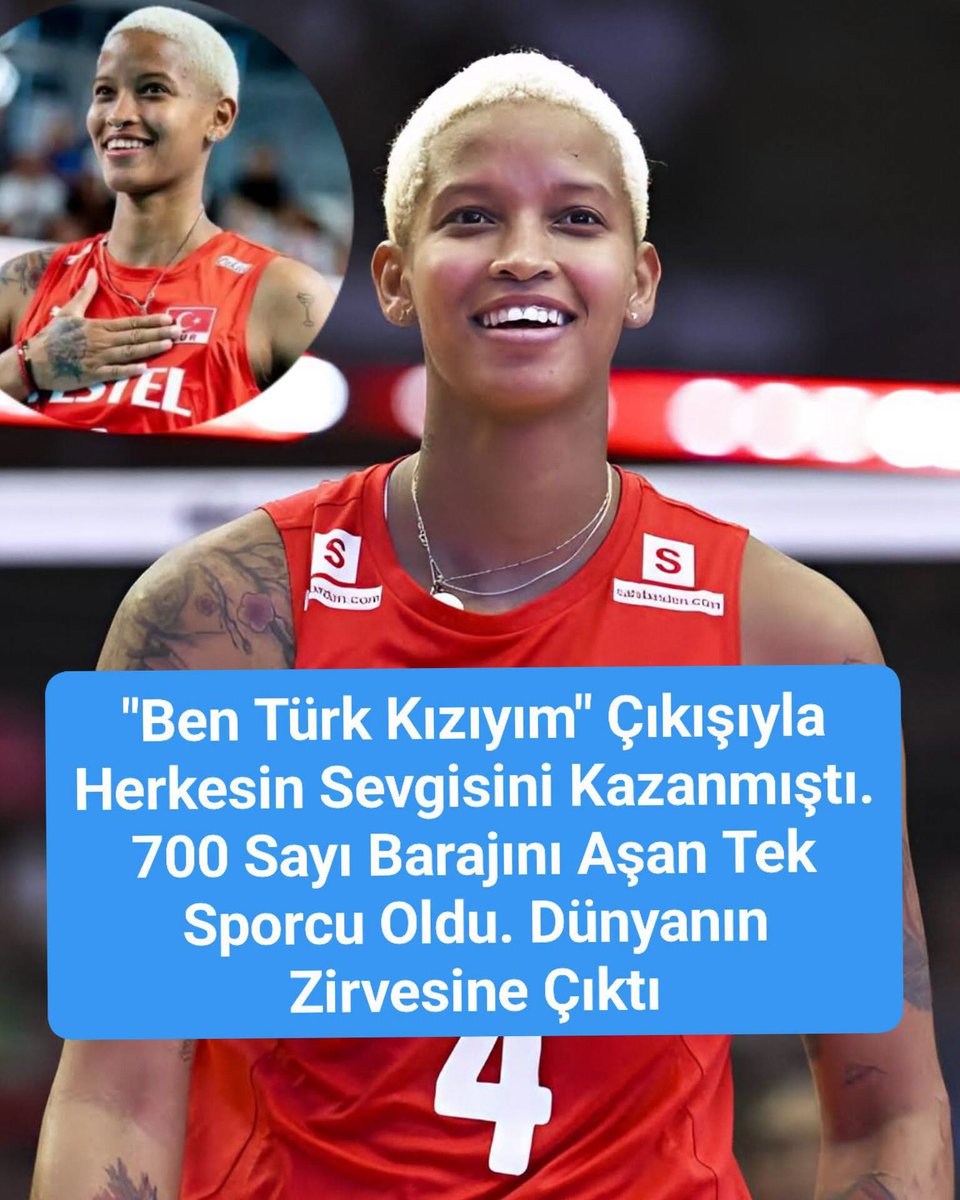 sibelsengul_'s tweet photo. "Ben Türk Kızıyım" Çıkışıyla Herkesin Sevgisini Kazanmıştı. 700 Sayı Barajını Aşan Tek Sporcu Oldu.Dünyanın Zirvesine Çıktı

Filenin Sultanları'nın yıldızı 2026 VNL Ankara etabında yine adından söz ettirdi
Milli yıldız, oynadığı 4 maçta tam 107 sayı üreterek büyük bir performansa https://t.co/1BtUYK3W1C