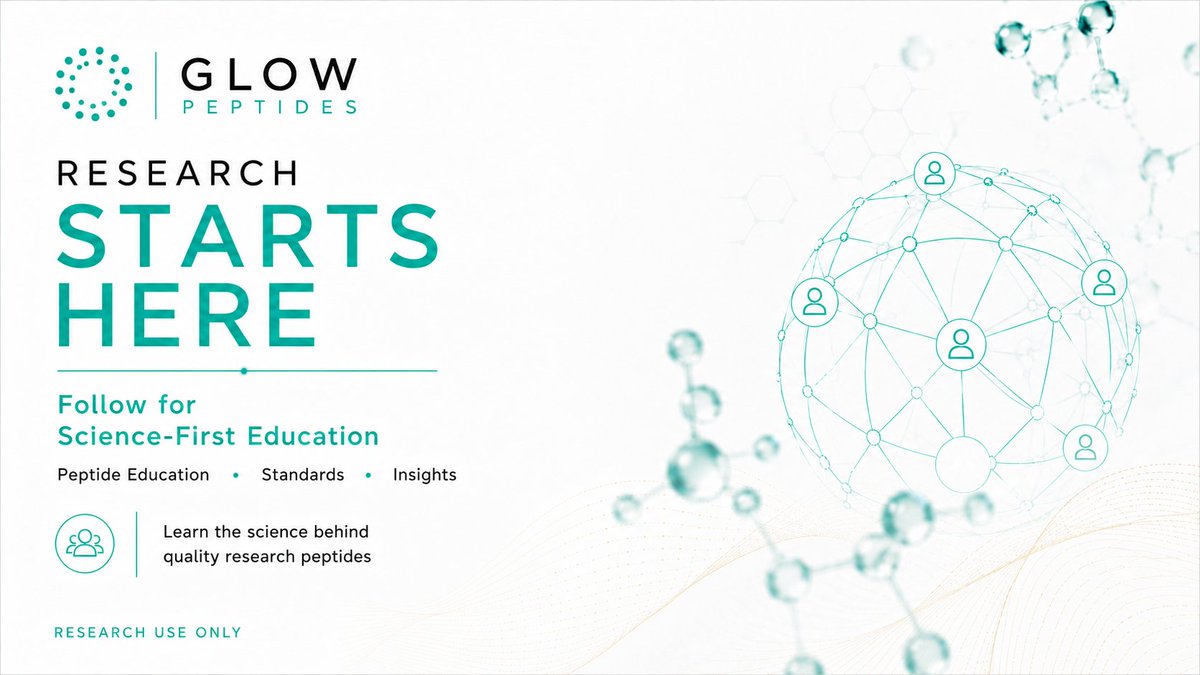 GlowPeptidesCo's tweet photo. Research starts here.

Follow Glow Peptides for peptide education, COA insights, quality standards, and science-first research content.

Research Use Only.

#ResearchPeptides #PeptideEducation #ScienceFirst https://t.co/7cN8W8dr9y