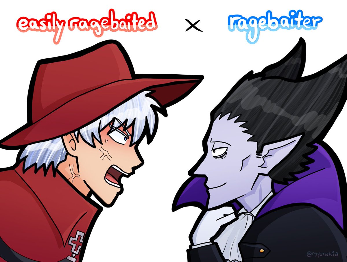 kixmet_'s tweet photo. Ragebaiter Draluc x Ragebaited Ronaldo fanart for the eight #ronadora #TVDINT fans out there
#TheVampireDiesInNoTime #KyuuketsukiSuguShinu https://t.co/te3CzsQQgn