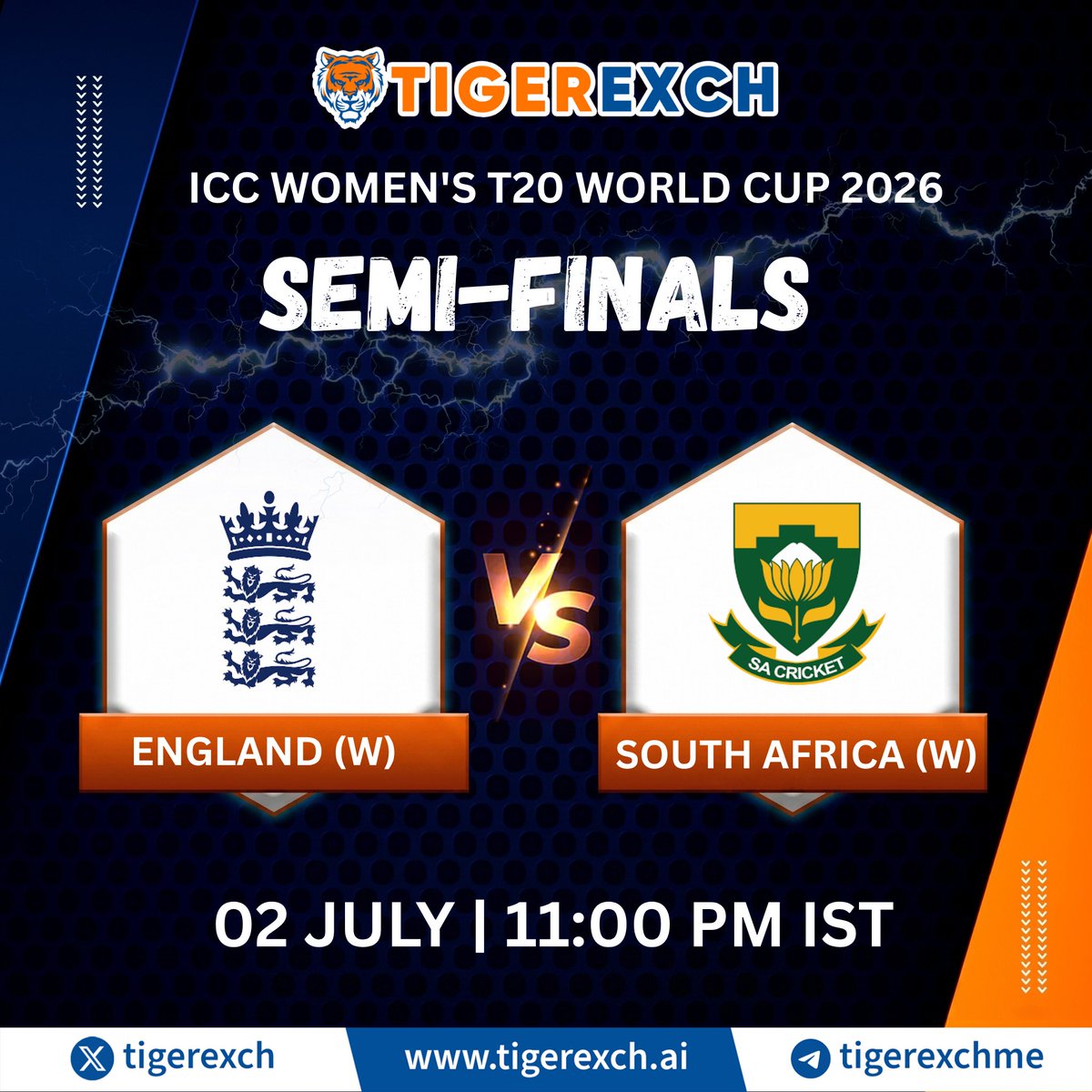 tigerexch's tweet photo. Mega giveaway: 

3 lucky winners get 1k chips each

Guess the man of the match, tag 3 of your friends and retweet. 

Match Day Exclusive Offers:
✨10% Joining Bonus (Instant)
✨ 5% USDT Deposit Bonus
✨ 3% Weekly Lossback
✨ 2% Bonus On Daily First Bank Deposit 

Test your knowledge and play smart on https://t.co/i4DC0HSbk1 

Whatsapp for ID
https://t.co/2vbh2XUuT6