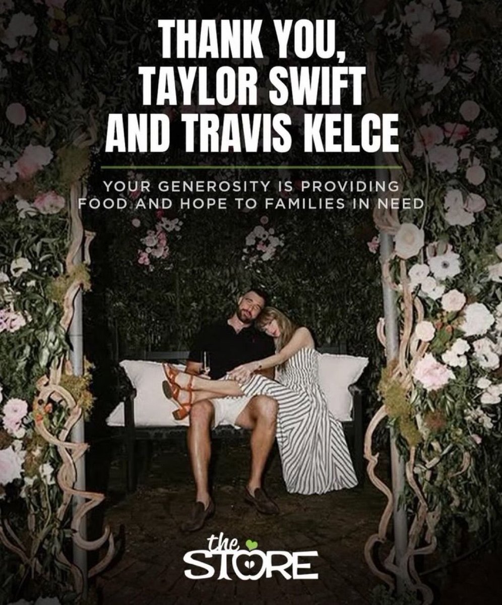 besttofswift's tweet photo. Taylor Swift and Travis Kelce have donated $26 million to 20 charities across the country this week. 🤍 https://t.co/lvfLMwTaxo