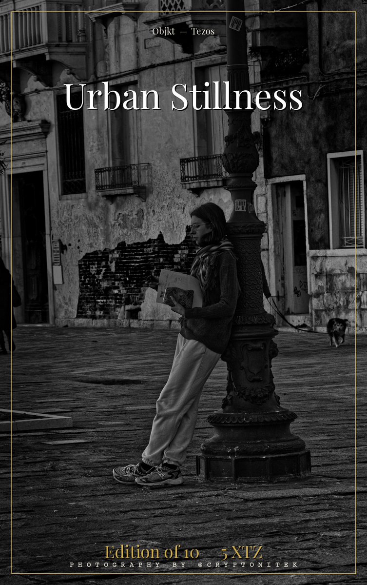 CryptoniteK's tweet photo. Thursday art   🖼️

Urban Stillness
Edition 2/10
5 $XTZ 
⛓️⬇️
#tezosart https://t.co/GcaJCj5ao5