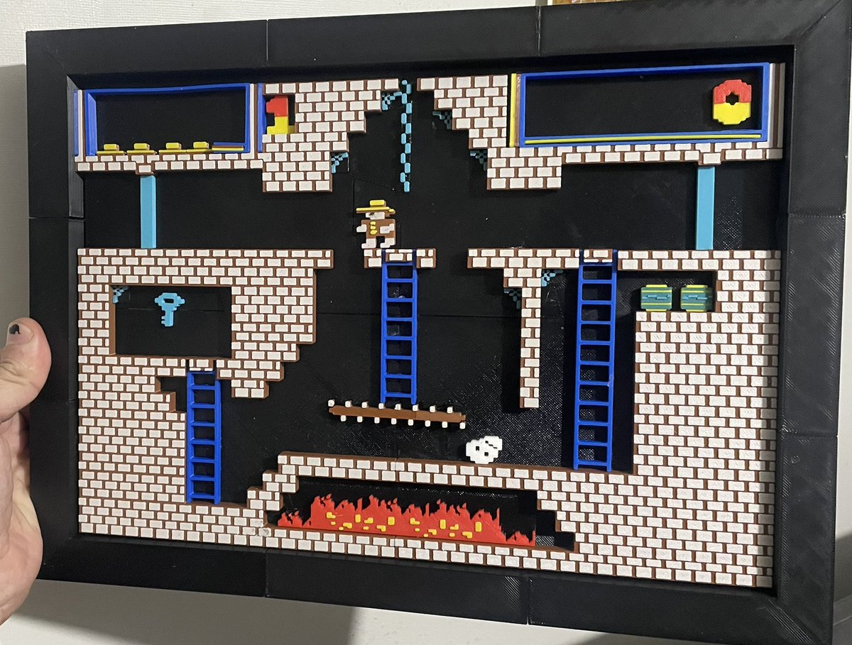 frikicity's tweet photo. Otro VideoFrame de Montezuma que se va! Es harto trabajo pero el resultado ❤️
Si quieres el tuyo no dudes en contactarnos!

eshop: https://t.co/Dt1a8WYSiX
whatsapp +56977442620
#atari #montezuma #videoframe #3dprint #3dart #frikicity https://t.co/rcFWBpuqMX