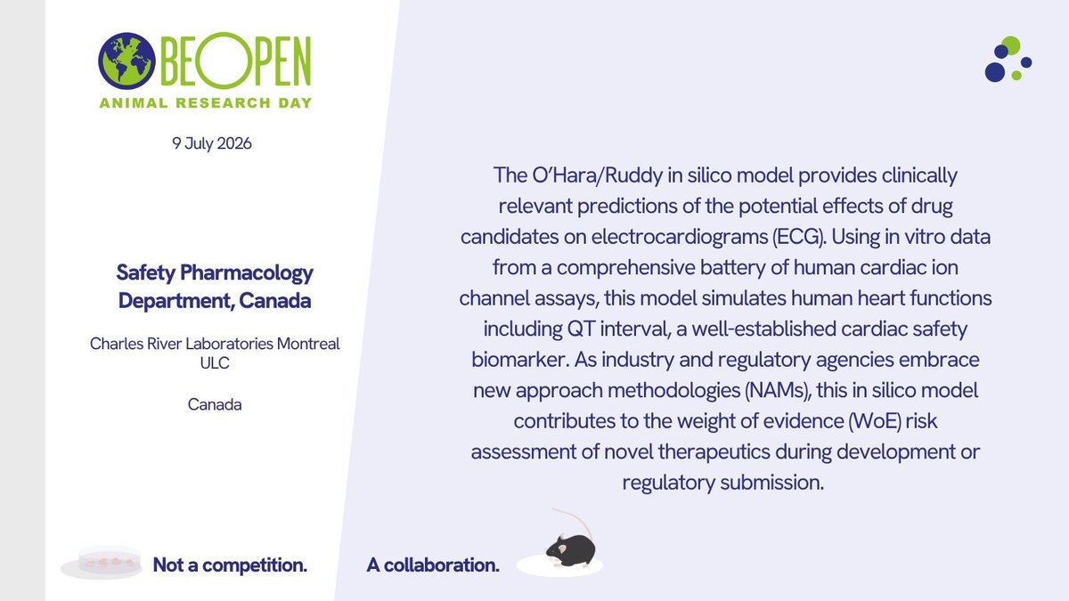 The_EARA's tweet photo. Charles River Laboratories Montreal ULC is joining #BOARD26 to promote understanding of how animal research and other approaches complement each other. #BOARD #EARA #SCICOMM https://t.co/OjzemmN9tb