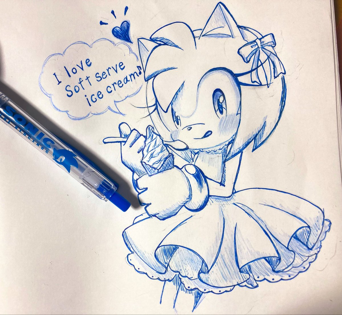 aya_itoasobi's tweet photo. 🍦
#ソフトクリームの日
#AmyRose https://t.co/90pKVJQm7r
