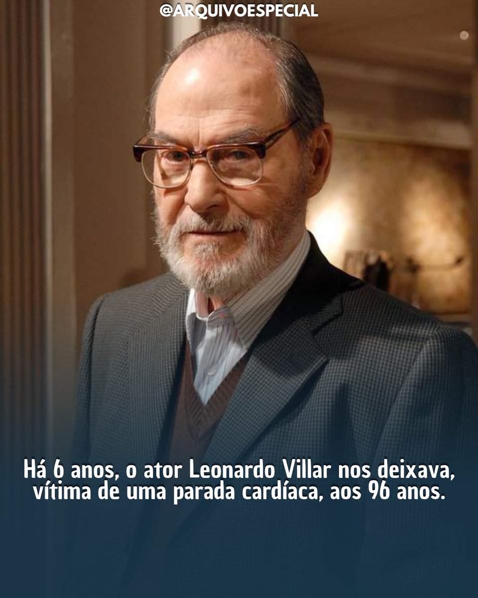 filomenaferret0's tweet photo. Há 6 anos, o ator Leonardo Villar nos deixava, vítima de uma parada cardíaca, aos 96 anos.

O ator esteve presente em obras como: #OPrimeiroAmor, #UmaRosaComAmor, #OsOssosDoBarão, #OGrito, #Cabocla, #Passione, entre outras. https://t.co/G6BpPzhulx
