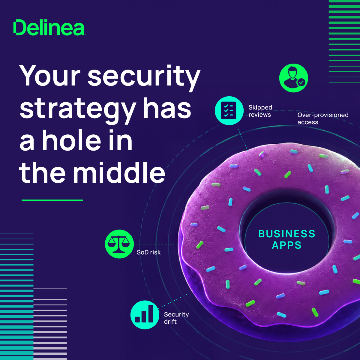 DelineaInc's tweet photo. POV: You spent months hardening the perimeter, but your ERP access still looks like “just give them admin for now.”

That’s the hole in the middle.

Business application security is easy to ignore because it doesn’t always look urgent - until access drift, skipped reviews, and over-provisioning turn into real control gaps.

Unpack the 10 gotchas: https://t.co/toNjm46LBV