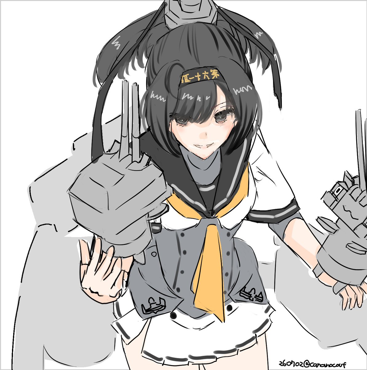 cananocouf's tweet photo. 10分オーバーだけど 提督との絆 が流れてきたので仕方がなかったっしゅ🎉
#艦これ版深夜の真剣お絵描き60分一本勝負 #艦これ版真剣お絵描き60分一本勝負_20260702 https://t.co/jeJaJrjkbV