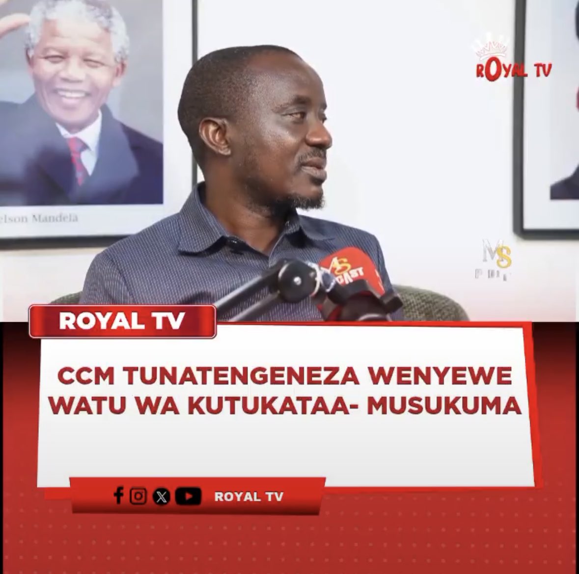 PMadeleka's tweet photo. Pale kwenye Chama Cha Mapinduzi (CCM) Mtu PEKEE ambae ANAJUA SIASA ni DAKTARI JOSEPH KASHEKU MSUKUMA. Hongera Mjomba wangu kwa KUSEMA UKWELI 👇 https://t.co/HMOlnN02mt