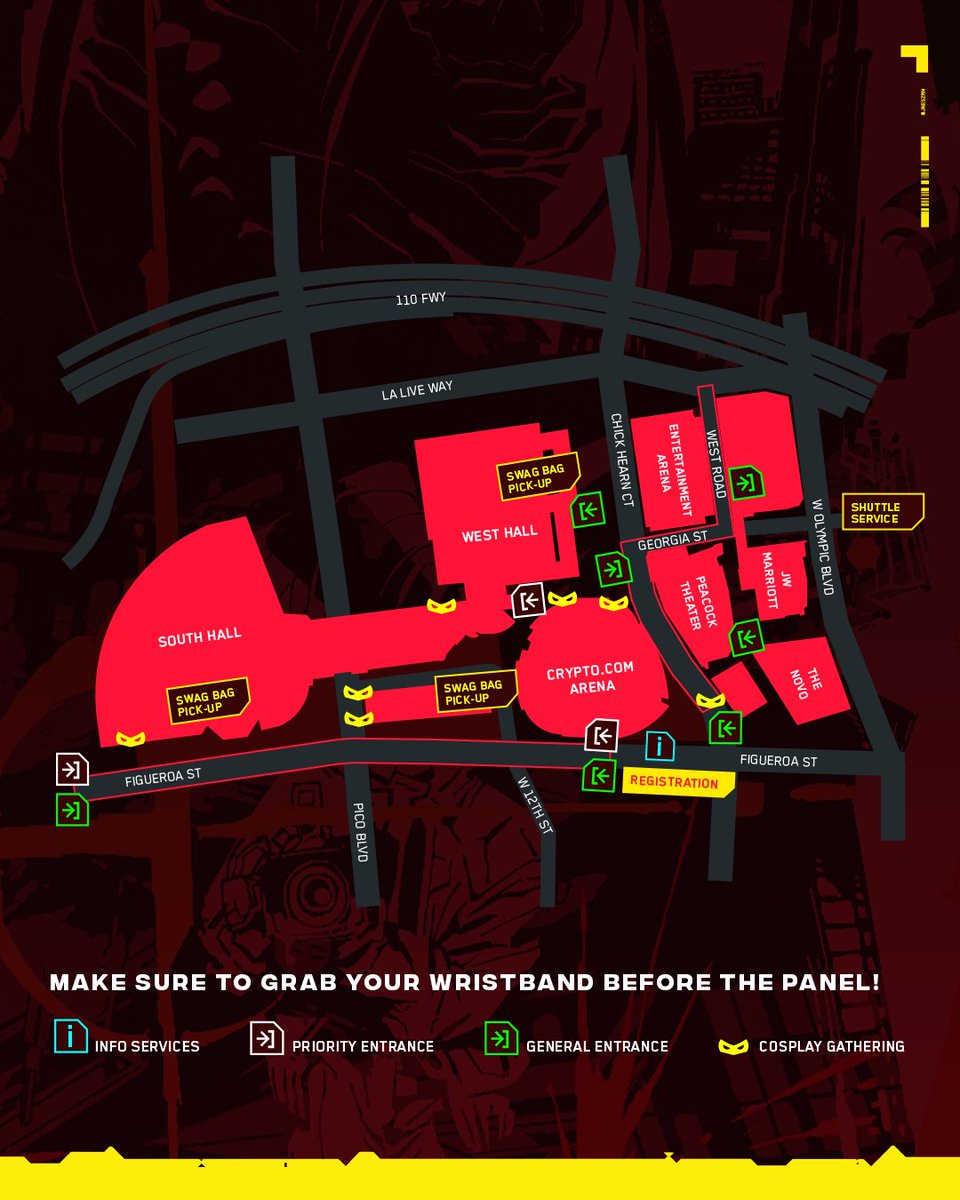 edgerunners's tweet photo. Night City’s calling at #AnimeExpo 🌃

Join us for Cyberpunk: Edgerunners 2 – Welcome Back to Night City! for a behind-the-scenes discussion with the creators bringing the show to life, and a special screening of Episode 1.

This is an 18+ panel. Don’t forget to pick up your age-verification wristband from Registration beforehand!

🕢 7:30 PM PT
📍 https://t.co/ItvHzXpSGg Arena