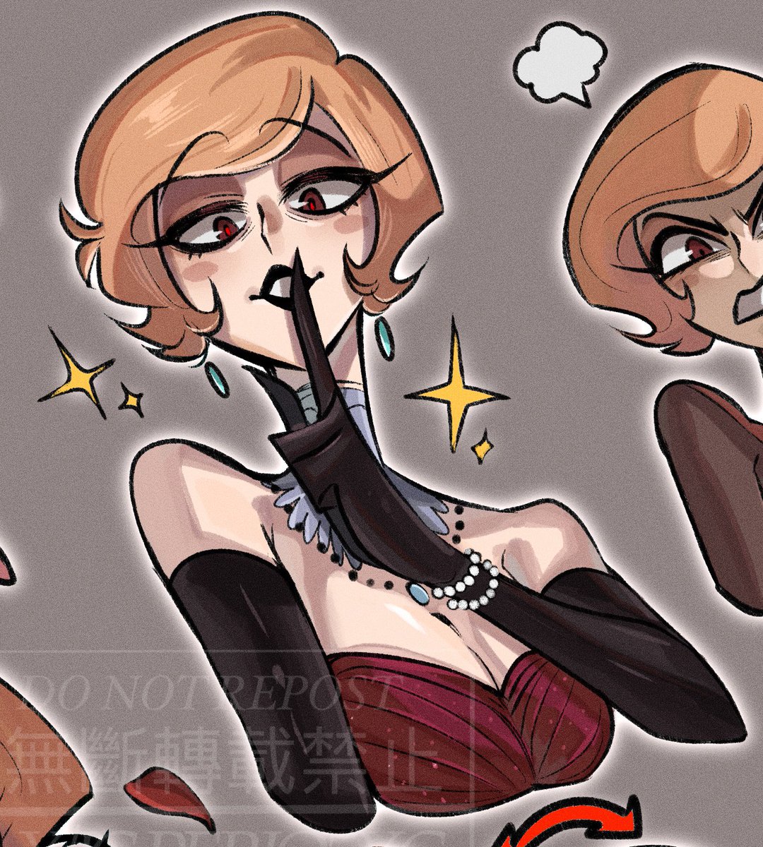 PeriQ5XG's tweet photo. Human Rosie🌹
Second Rosie is my fav❣️
#HazbinHotel #HazbinHotelRosie https://t.co/NWuyEIuaNI