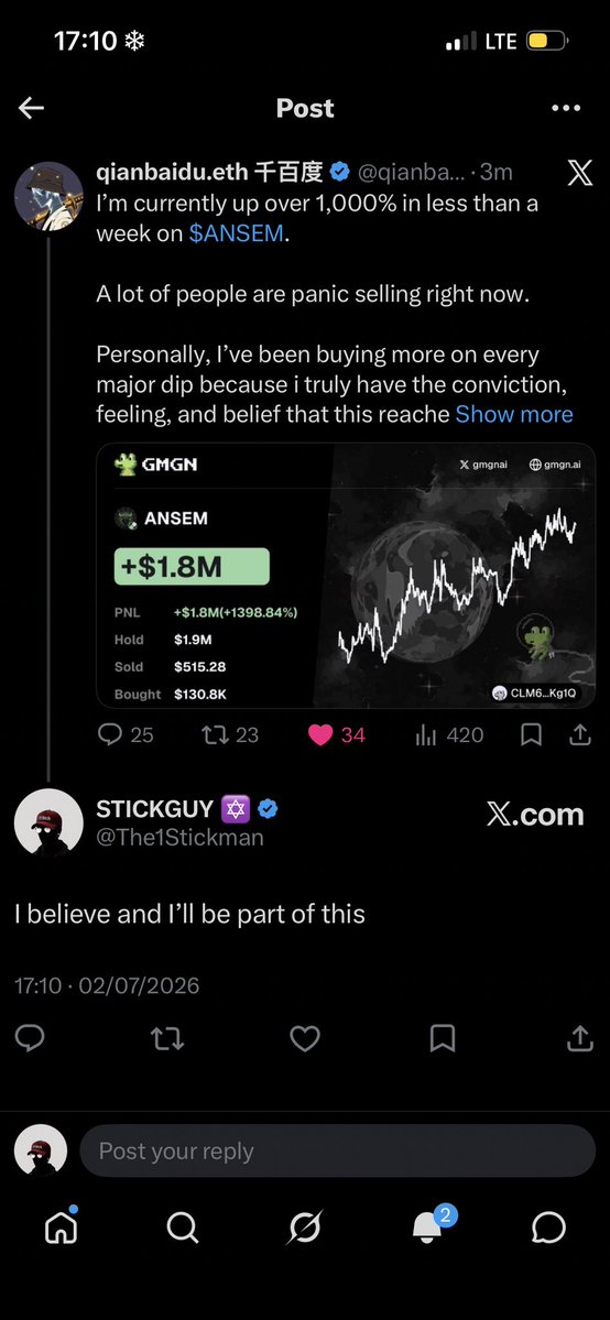 The1Stickman's tweet photo. @SwazySol I’ll really appreciate a win Swazy 

EUVty5Ad5LqfCrGZg2H7JjhNK4FJuMb1xBZLpPHQLiM6

Thanks so much https://t.co/Oh7ObvLgtY