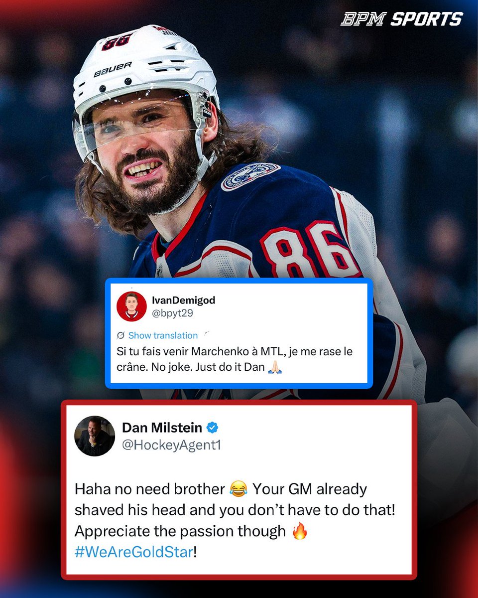 BPMSportsRadio's tweet photo. Est-ce que l'agent de Marchenko travaille pour l'amener à Montréal? 👀

X/ HockeyAgent1, bpyt29 https://t.co/MRGcwwLq8b