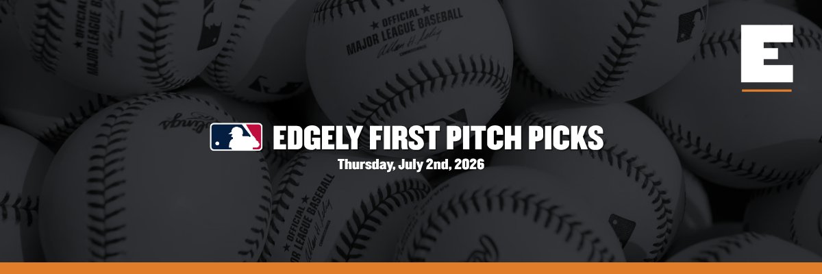 edgelydotbet's tweet photo. Thursday's First Pitch Picks from @TreysPlays_ 🔒

Our highest-conviction plays from today's slate. Best bets based on pitcher tendency, batter swing profile, and model projection.

All In Play. All plus-money. The model's favorite trio ⬇️