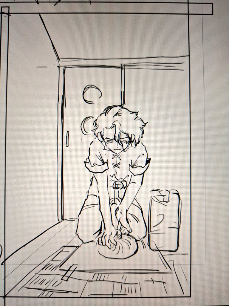 itdm24's tweet photo. 粘土をこねる話を描き始めました 腕パズルの漫画です  七海兄で行くわ https://t.co/ymcNB00Ztx