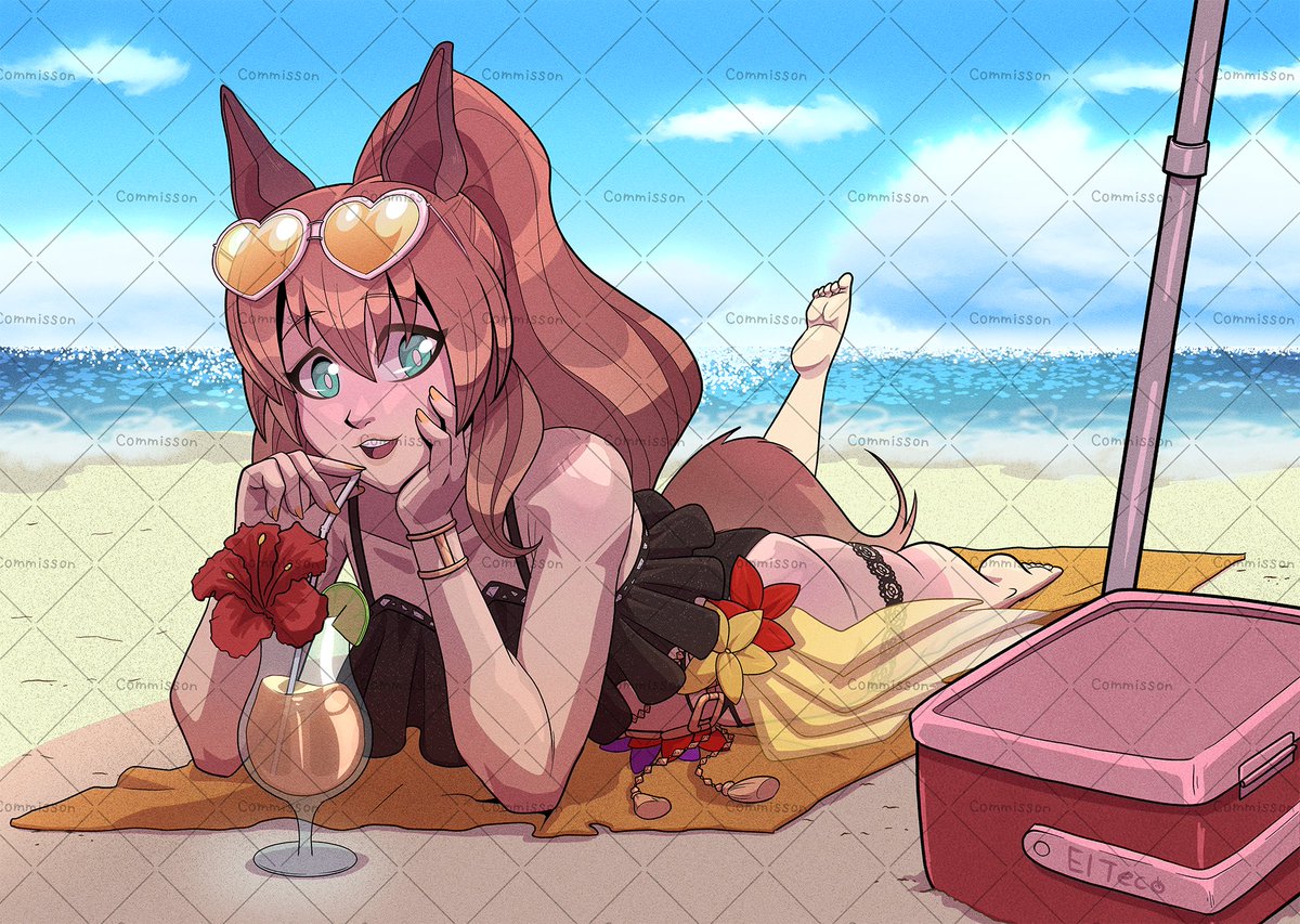 elartteco's tweet photo. BANDA!!! les recuerdo que están disponibles comisiones YCH veraniegas, les comparto ejemplos ;D 

1/2

#vgencomm #ychcomm #commissionopen https://t.co/QjCxWZnlFk