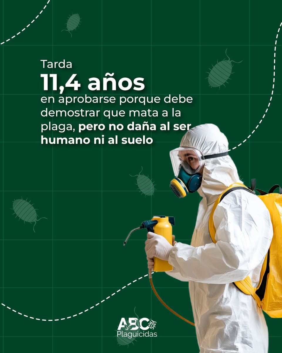 CropLife_La's tweet photo. El proceso de investigación y desarrollo en protección de cultivos implica más de 11 años de trabajo científico multisciplinario, rigurosas evaluaciones y estrictos estándares de seguridad y eficacia. 🌾 
🔗 Lee más sobre la ciencia detrás de cada plaguicida aquí: https://t.co/lYJ032PoWW