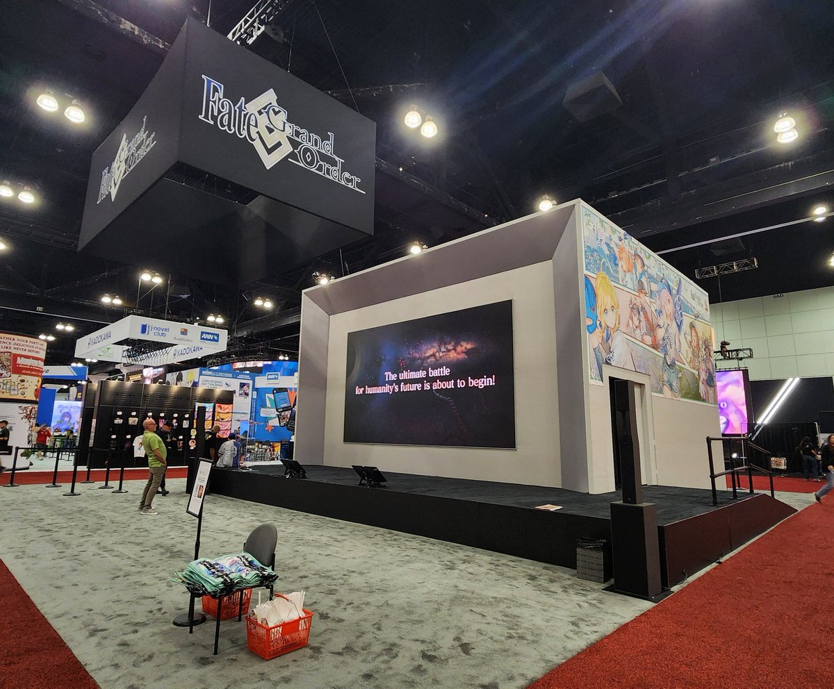 FateGO_USA's tweet photo. Anime Expo 2026 has begun! Make sure to sign up for our Damage Contests, join our activities, and snag some freebies when you visit us this weekend as South Hall Booth #3320! We'll see you soon!

#FateGOUSA #AX2026 https://t.co/WXv91s76TT