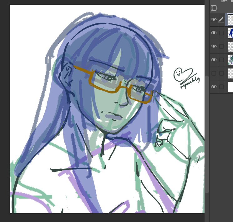 nyankly's tweet photo. Being employed didn't provide enough to live... so guess who's back! With a WIP! https://t.co/HkIlwkSQO9