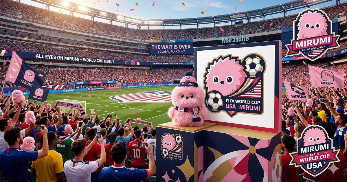 solteam_cto's tweet photo. ⚾️$Mirumi, head to the biggest stage of all—the World Cup in the USA! 

#MIRUMI OG 🔥 #WorldCup #USA2026 #WorldCupSpare https://t.co/bNx26nRpRC