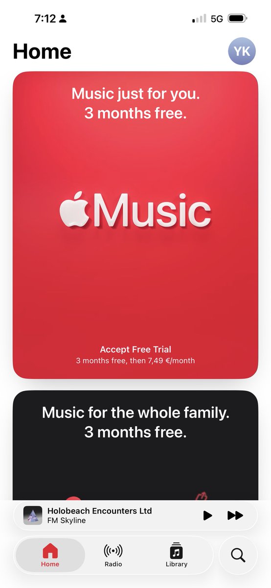ik_'s tweet photo. Why the hell the “Home” screen of the Music app in #iOS is bloated with 2 advertisements? What’s the use of the “Home” screen?
What’s wrong with @Apple ? #UX #CX https://t.co/uwRUQ5FD3R