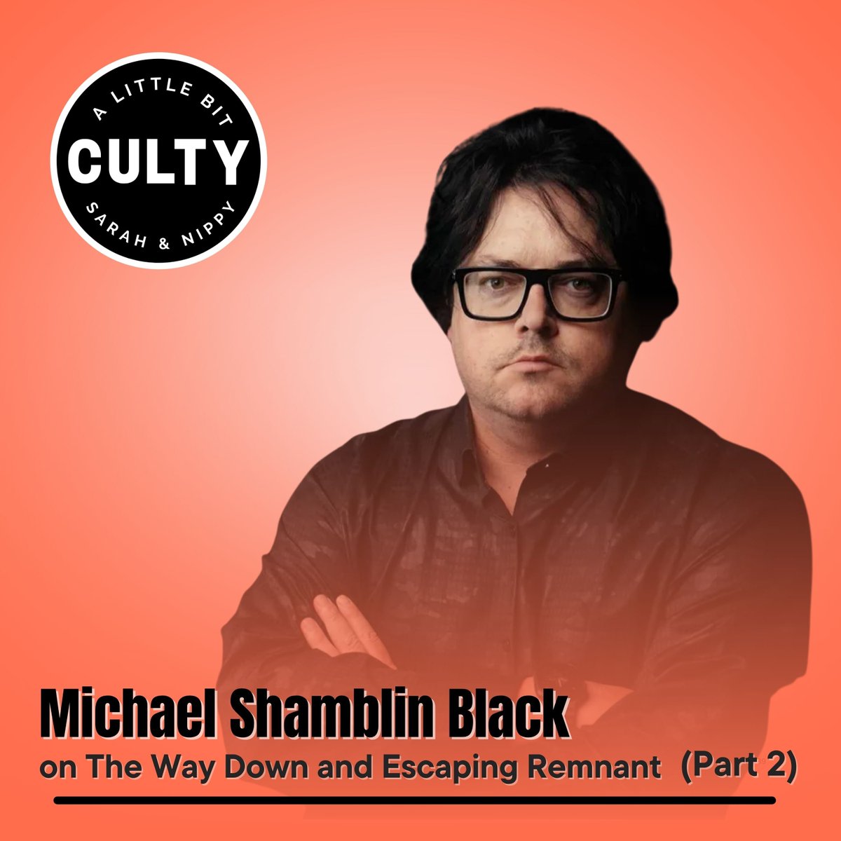 sarahjedmondson's tweet photo. .@michaelsblk is back for Part 2 on @alittlebitculty, and this one goes to the darkest corners of life inside #Remnant Fellowship—and the even darker corners of life after it.

https://t.co/Ufg0fd6tOt

#alittlebitculty #cults #michaelshamblinblack #remnantfellowship #thewaydown https://t.co/OvjKjvcAw9