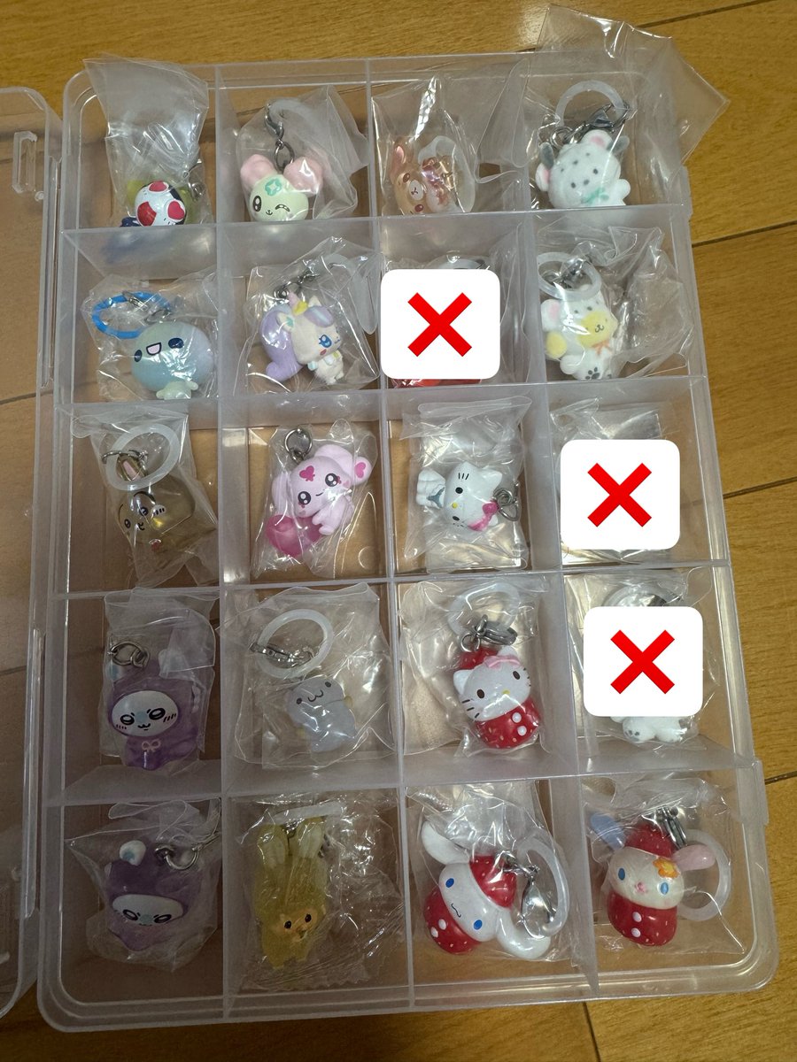 n_litg's tweet photo. ガチャガチャめじるしアクセサリー 交換 サンリオちいかわキティディズニーはなかっぱポムポム

(譲)画像1〜4枚目

(求)けろけろパーティー　サンリオキーリング＞未所持交換＞買取　１〜3枚目は4枚目より複数点以上抱き合わせ優先

郵送　PayPay
お断りは♡ ご了承ください
お気軽にお声掛けください https://t.co/uaVeJllr7o