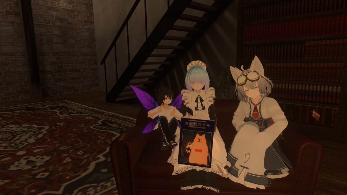 kenken_500's tweet photo. Wiege行きました！
旧友を連れてお気に入りイベントに行けてよかったです！
前回誘っためいそんさんがロビーにいてちょっとおもしろかったｗ
#Wiege_VRC https://t.co/Dk5JxSkGVN