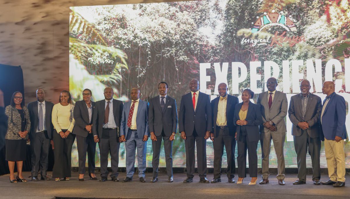 MissMwanyigha's tweet photo. The forum presented the diverse industry participants, with the opportunity to engage with Tourism Permanent Secretary Amb. Prof. @JuliusKBitok 
Thank you @magicalkenya for an insightful and colorful evening curated by @IMGKenya https://t.co/Z493WANy0M