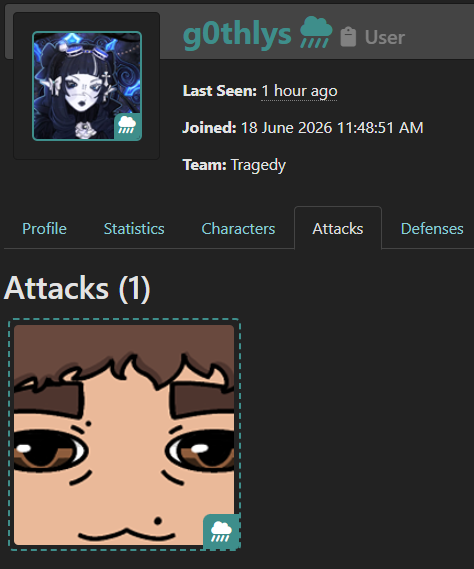 g0thlys's tweet photo. I'm so proud of my first attack and now I'm praying that I actually did it right 🥹🙏 https://t.co/4IhDcD1FMF