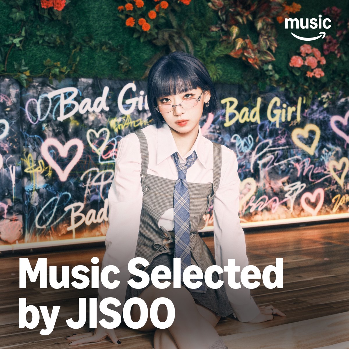 amazonmusicjp's tweet photo. ꙳⋆·⸜⸜HANAメンバーセレクト🫶⸝⸝·⋆꙳
｢Music Selected by JISOO｣公開中🌹

JISOOが楽曲を選んだプレイリストが、Amazon MusicのPrime Dayページで聴けるよ💖

気に入った楽曲をリプで教えて🥰

Prime DayのCMに出演中のHANAの作品もチェック！
プレイリストは画像をタップ👇
@HANA__BRAVE